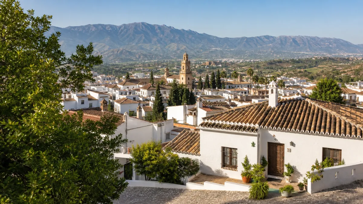 Andalusian town and properties in Málaga province, Spain